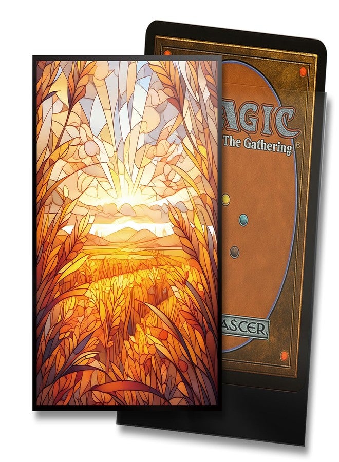 Kiiransr MTG Card Sleeves - Plains- Ultra Clear Front & Matte Finish Back, 100 Count Standard Size Matte Art Sleeve for Magic The Gathering - Image 2